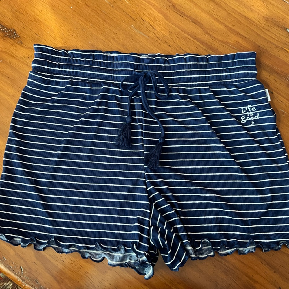 Life is Good Pajama Shorts NWOT